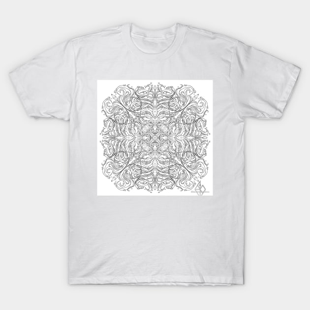 colouring page for adults T-Shirt by Mei.illustration